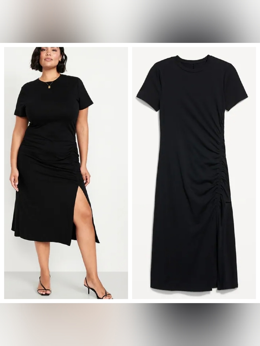 A New Day Ruched T-shirt Dress
